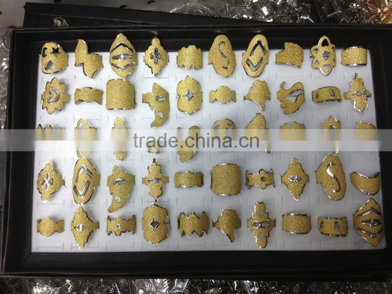 unique rainbow giltter rings promotion jewelry gifts 2014 cheap finger rings promotion jewelry best souvenir promotion gifts
