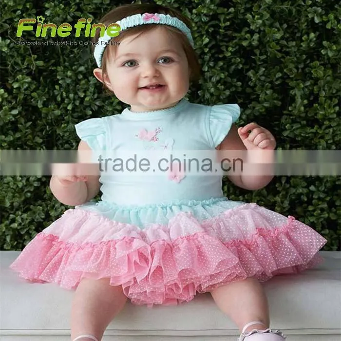 Newborn Baby Girl Clothes Tutu Romper With Headband Cotton Baby Tutu Romper