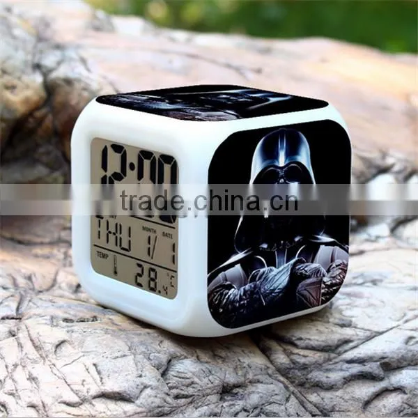 Hot Movie Zootopia LED Alarm Clock, Wide Hopps Digital Alarm Clock, Zootopia Cartoon Clock for Kids