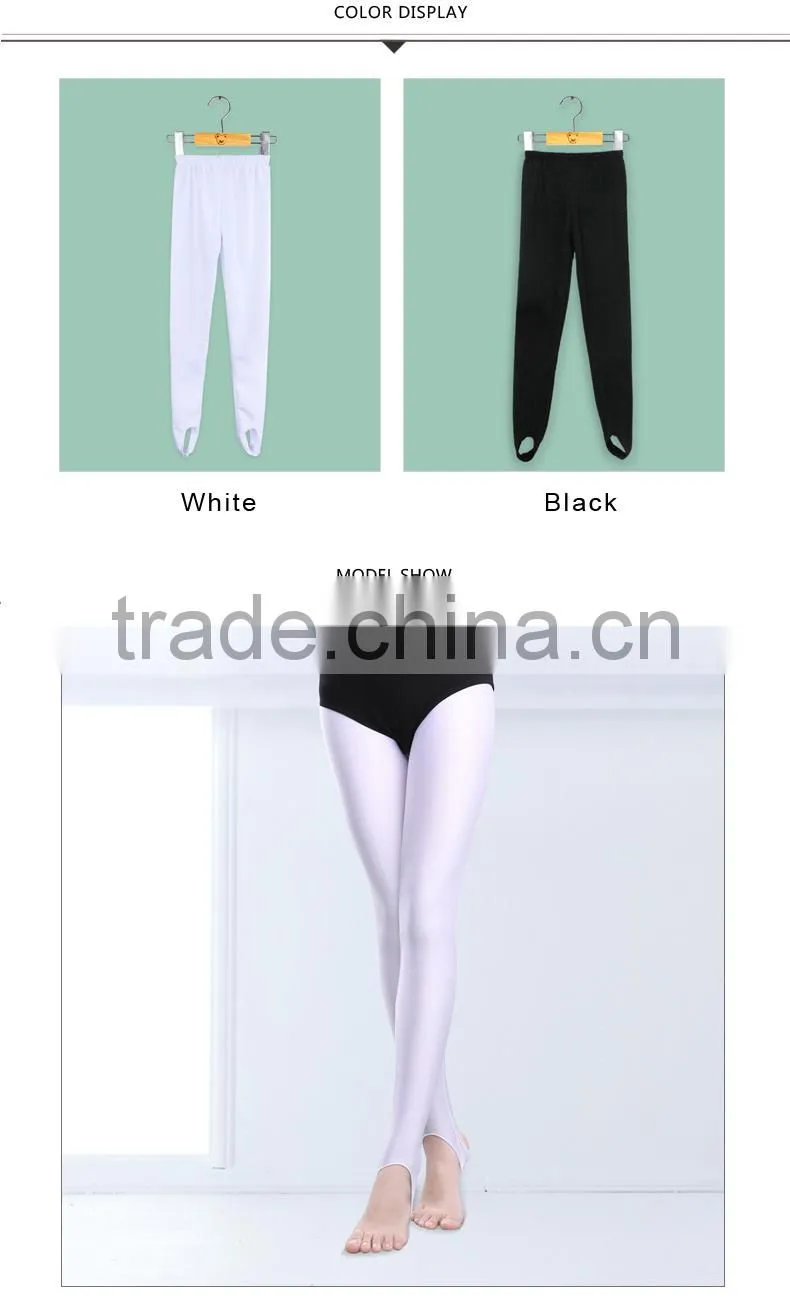 Professional Factory Wholesale Cheap Kids Ballet Dance Stirrup Tights
