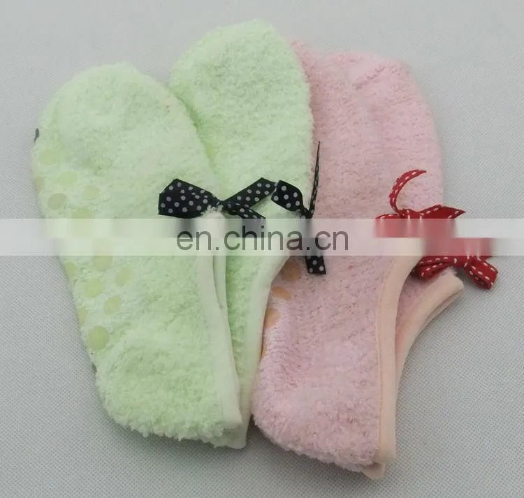 Women Lovely Indoor Home Socks With Candy Color