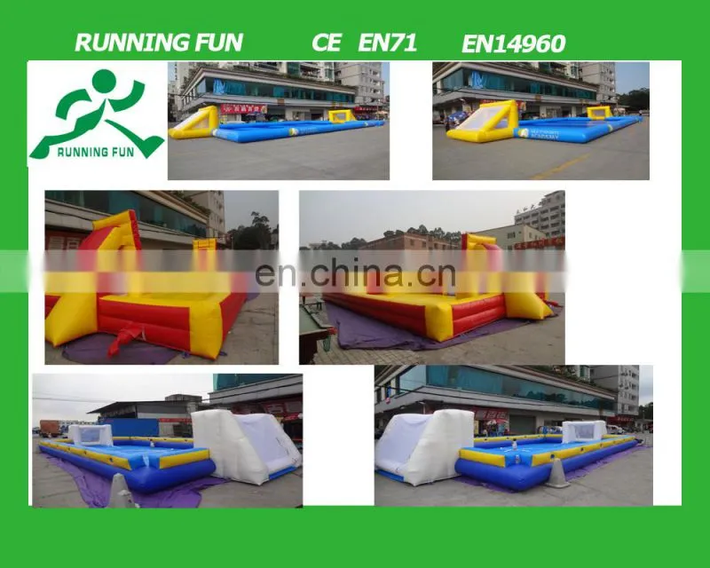2015 new inflatable soccer field for sale/ football pitch