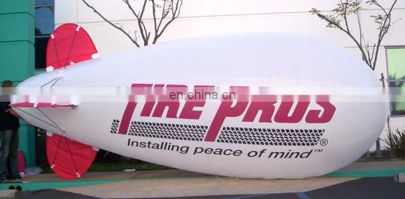inflatable airship,big orange inflatable blimp,inflatable helium airship for promotion