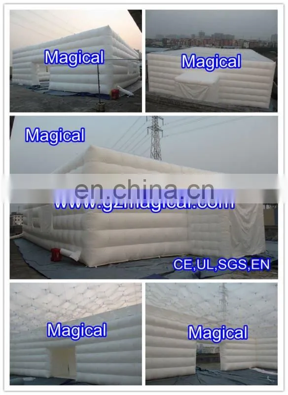 cube inflatable with lighting