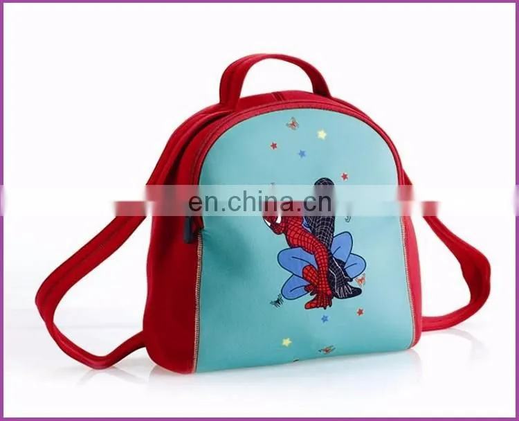 oxford material panda picture backpack bag for school