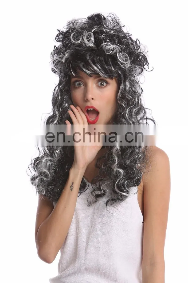 Halloween barock long curly wigs P-W223