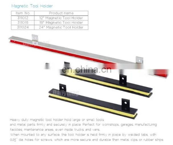 Customized Strong Aluminum magnetic knife holder/ block/strip for hot sale