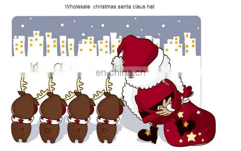 Mini christmas santa hats, high quality christmas santa hat, fancy christmas santa hat