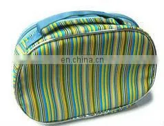 transparent PVC cosmetic bag for realistic type design,polyester materail mini cosmetic bag