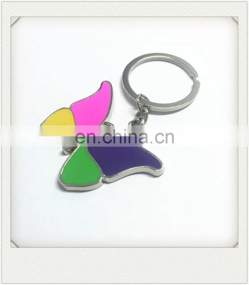 New fashion butterfly shape keychain nickel free