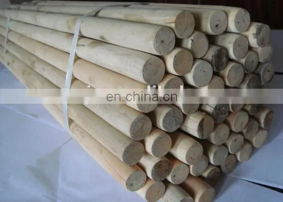High efficient thread wooden broom handle threaded wooden shovel handle wooden brush handle making machine
