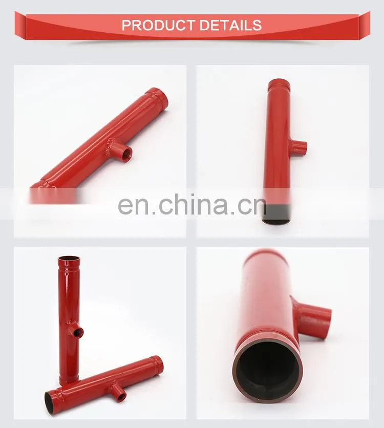 Factory direct sales Red Painted Groove pipe sprinkler