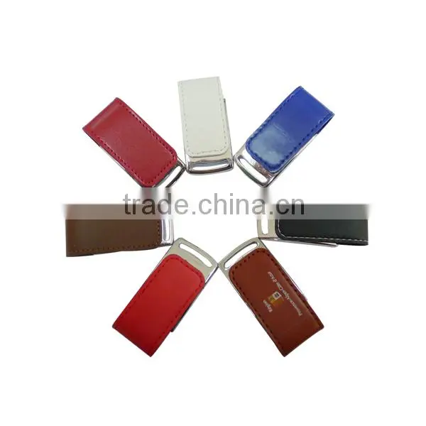 Hot selling Leather USB Flash Drive 1gb