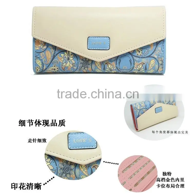 2016 Newest Model Fashional Wallet Four Color and design Mixed cartera Billetera Brasil Hot sale