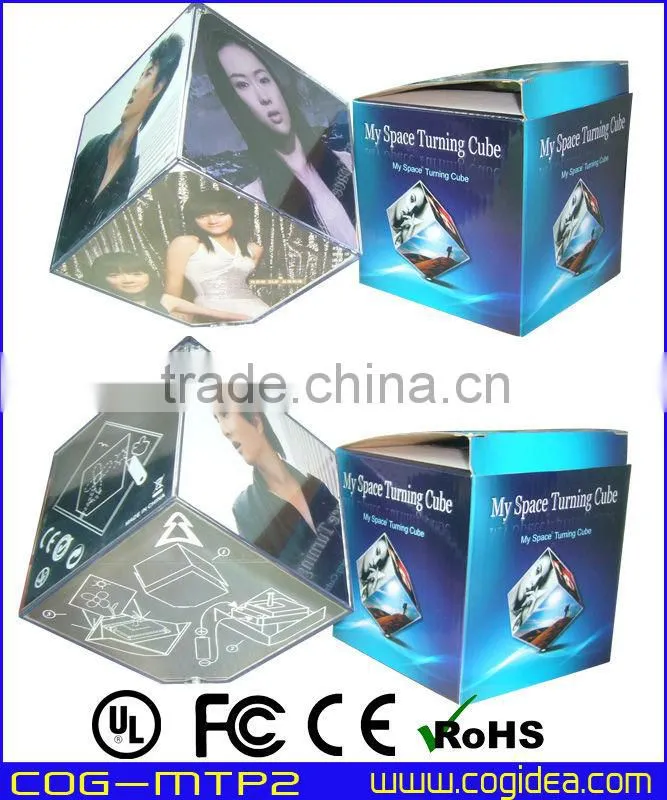 China supplier plastic funny turning photo frame