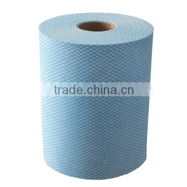 Diamond Printed Viscose Polyester Nonwoven Spunlace Fabric