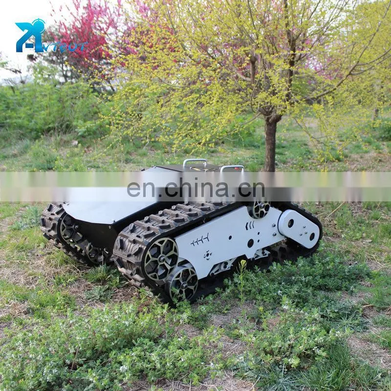 Hot selling AVT-10T rubber crawler robot chassis commercial robot with excellent trafficability and crossing ability