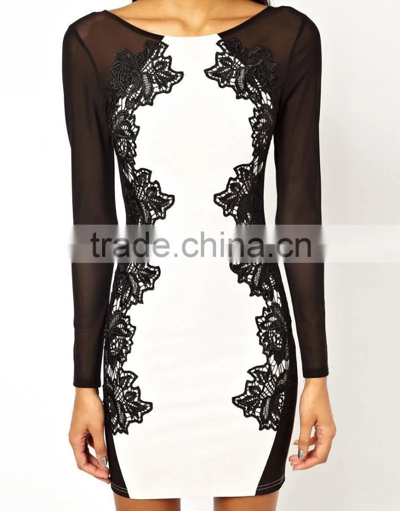 girl party Dress wear western dress casual long sleeve dresses