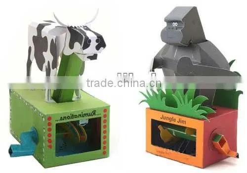 Interesting folding people animal