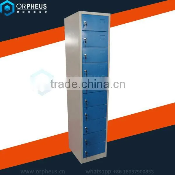 colorful steel cabinet cell phone locker multi drawer charging station locker