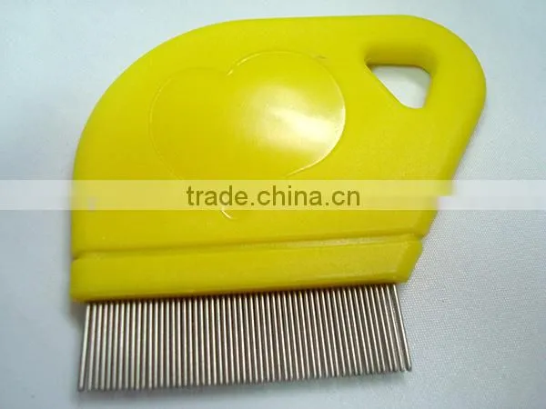 Mini bulk nit free lice comb stainless steel flea comb