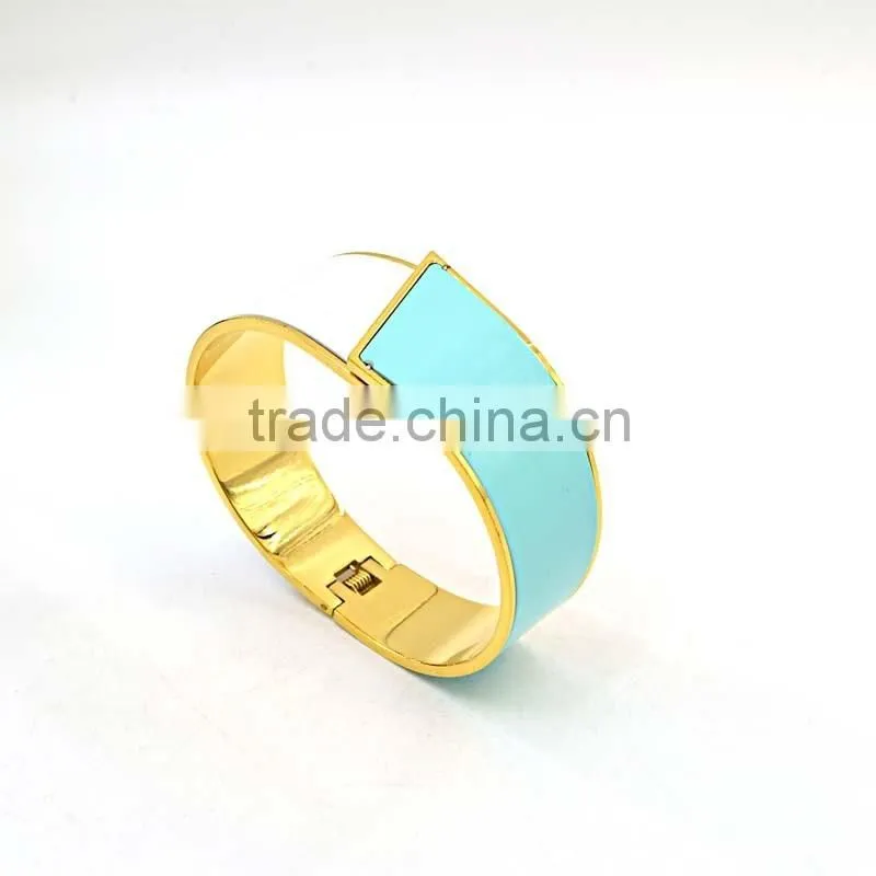 fashion bracelet Vacuum plating steel bulk sell bracelets and bangles