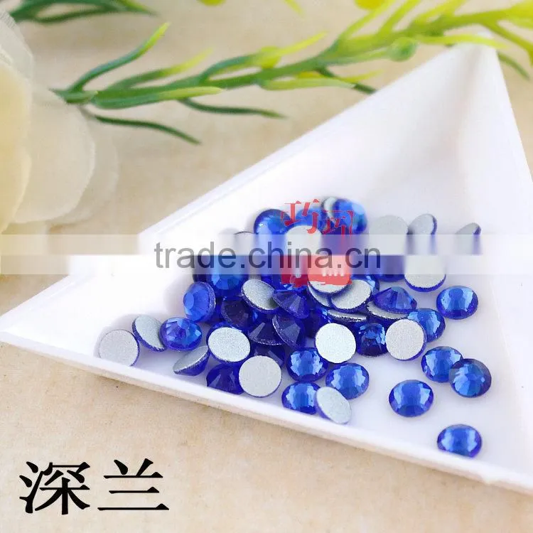 Wholesale Decorative Flat Back Round shape Crystal DMC Rhinestones ss8