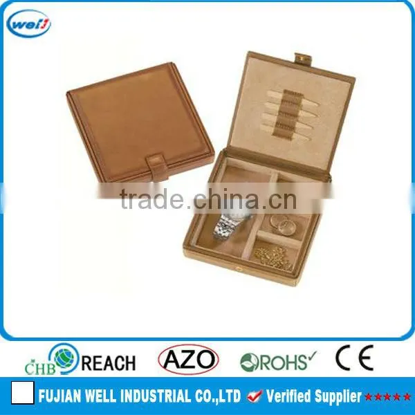 free sample pu leather luxury cufflink box