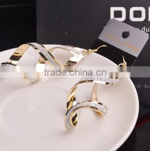 Beautiful Earring Designs For Women Personalized Design Long Spiral Shaped Cute Girl Fashion earrings