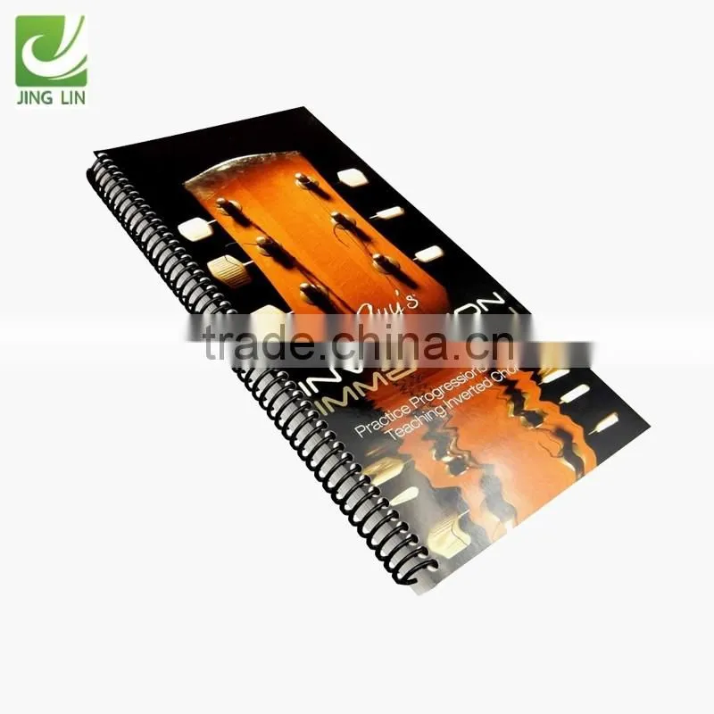 Professional spiral binding hardcover book printing factory