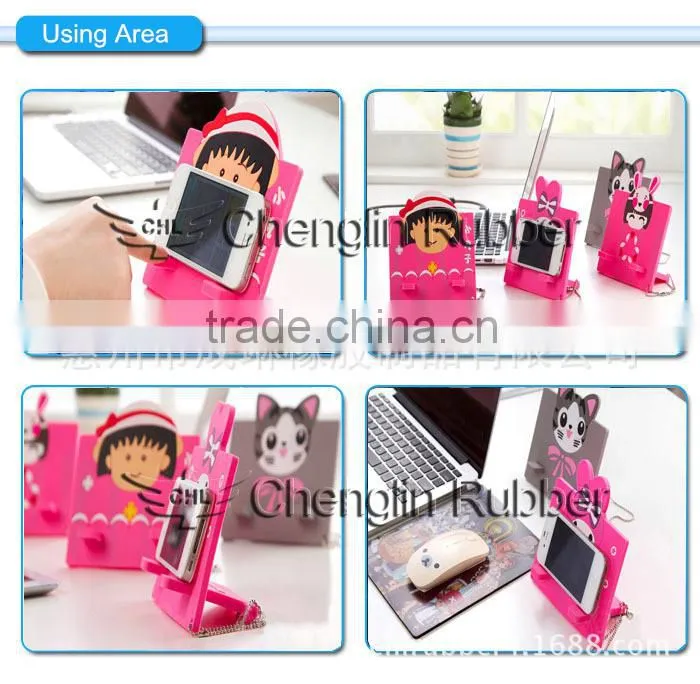 Wholesale cheap silicone desk mobile phone display stand