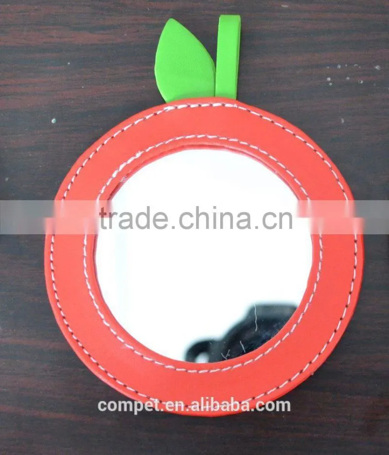 Factory Offer PU Leather Mirror Frame Pendant