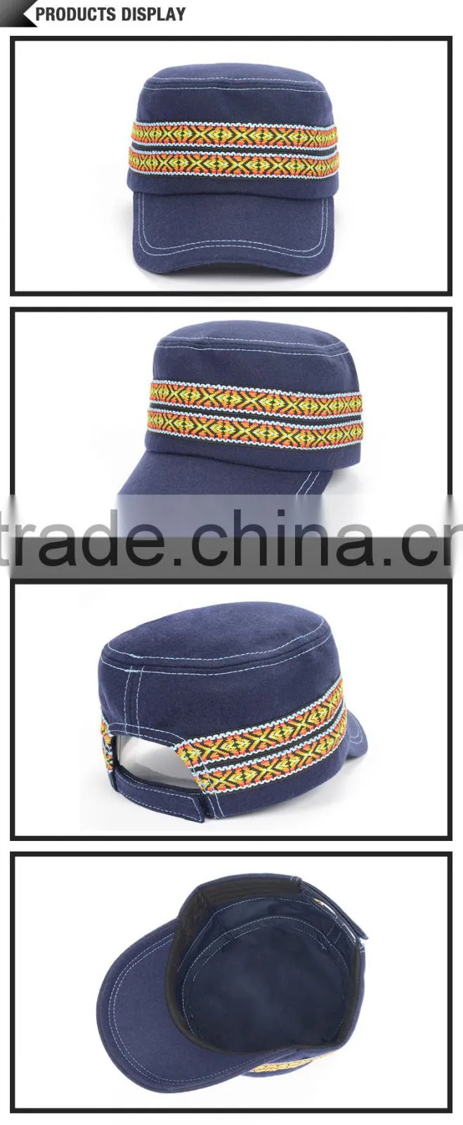 Alibaba China Best Price High Quality Classic Brand Cap Hat With Embroidered Decorate