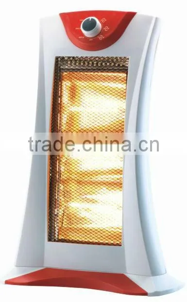 3heating 1200W CE/GS/ROHS safety tip over swtich wide angle oscillating function electric heater halogen heater for home