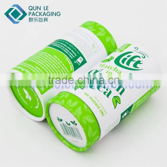 Wholesale Round Paper Tea Tin Cans for Food Packaging