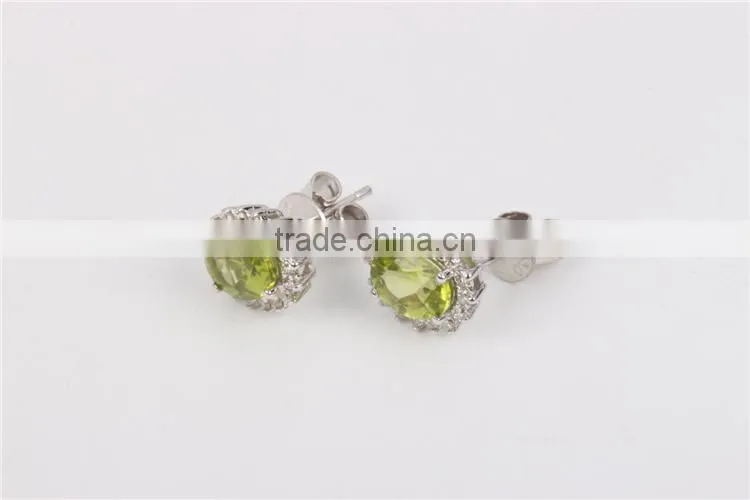 Latest ladies fashion girl earrings with diamond stone