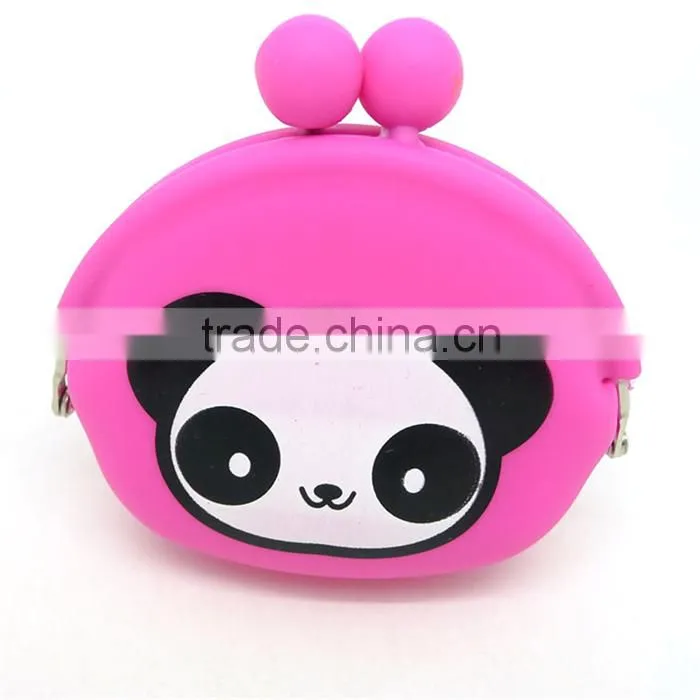 cheap customized logo printed bulk wholesale silicone coin purse