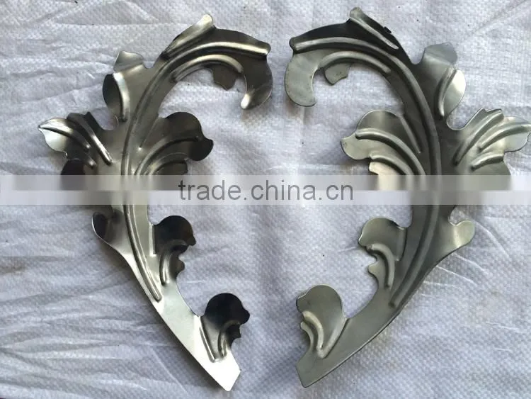 Top quality Stamped Iron Rossets,Stamping Iron Sheet Ornaments