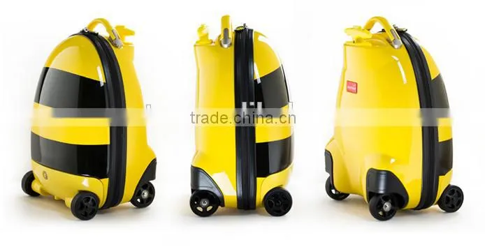 High quality remote control rc automatic children school trolley bags suitcase