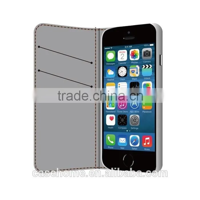 2016 new coming flip PU leather case for iphone 6s/iphone 5 SE