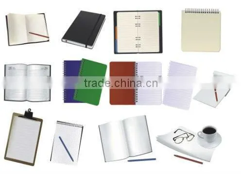 Alult composition paper hardcover notebook