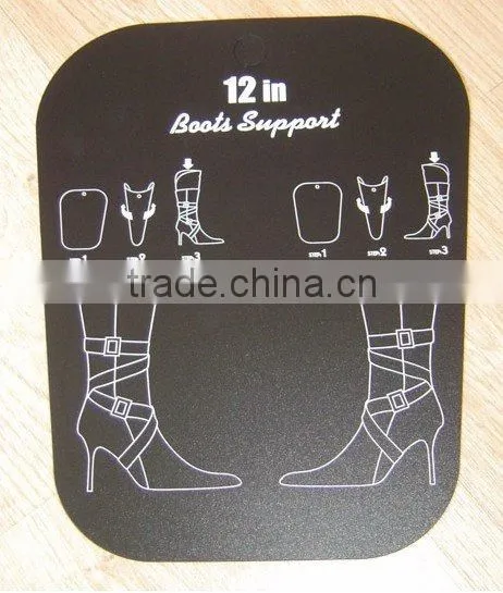 PP material boot stand insert boot shaping storage inserts