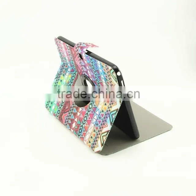 Aztec printed stand leather cover case for samsung galaxy tab 3 10.1 p5200