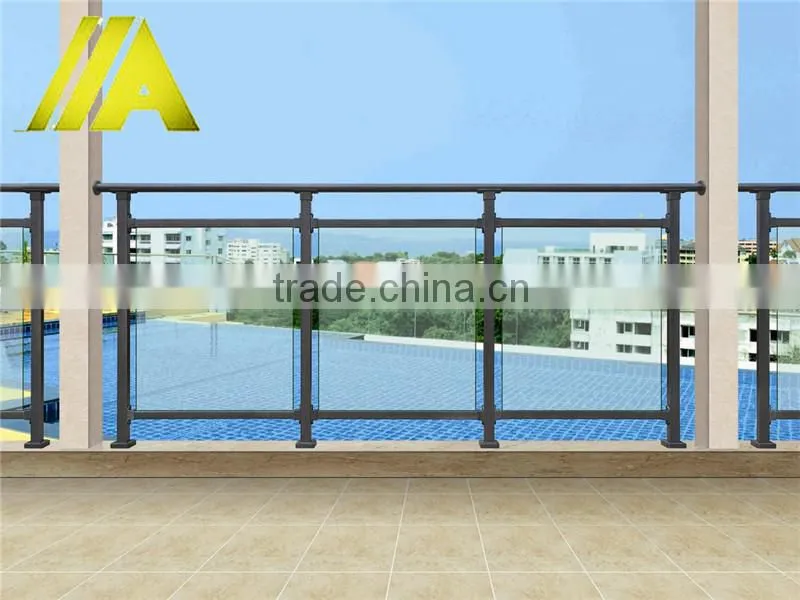 YT-003 2014 Top-selling modern wrought iron/metal/steel balcony railing designs