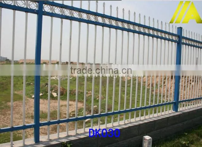 YT-003 Water proof wrought iron fence Ornamental prefab fence panels