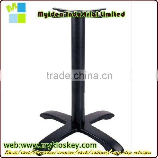 HS-A067 round table base chrome metal gold plating machine base for marble table outdoor furniture