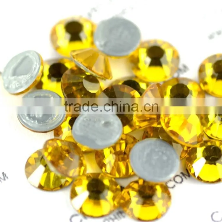 Hotfix rhinestone, 14 facets xilion rose cut Hot Fix strass stone crystal for wedding dress