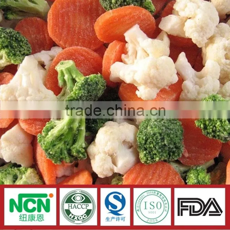 IQF Mix Vegetable(broccoli,cauliflower,carrot,stalk)