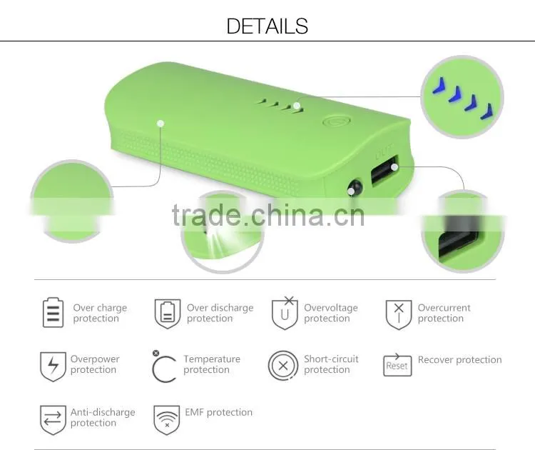 5600mah portable power bank china supply/high quality low price universal power bank