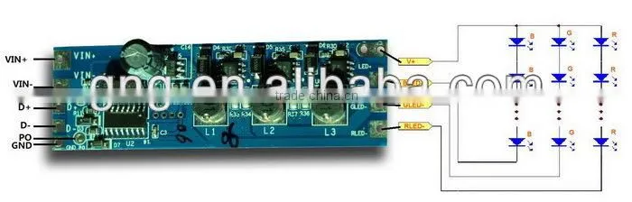 Led RGB lighting Control decoder pwm dmx decoder